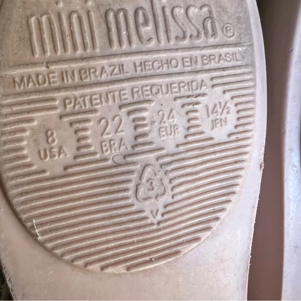 Mini Melissa Disney Minnie & Mickey Ultra girl Mary Jane SZ 8 Toddler Jelly